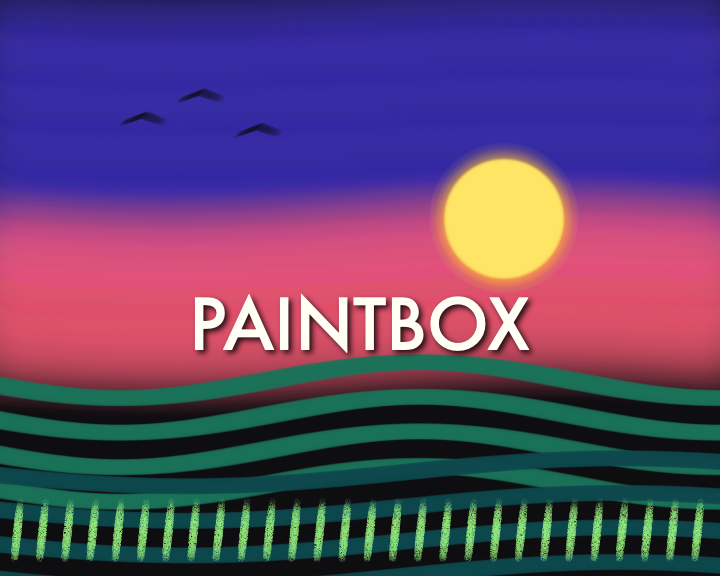 Sortie PB7 : composition peinte à la main par-dessus une image vidéo